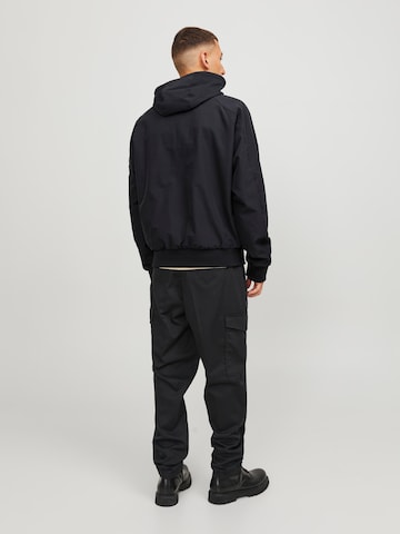 JACK & JONES Between-Season Jacket 'TRACK' in Black