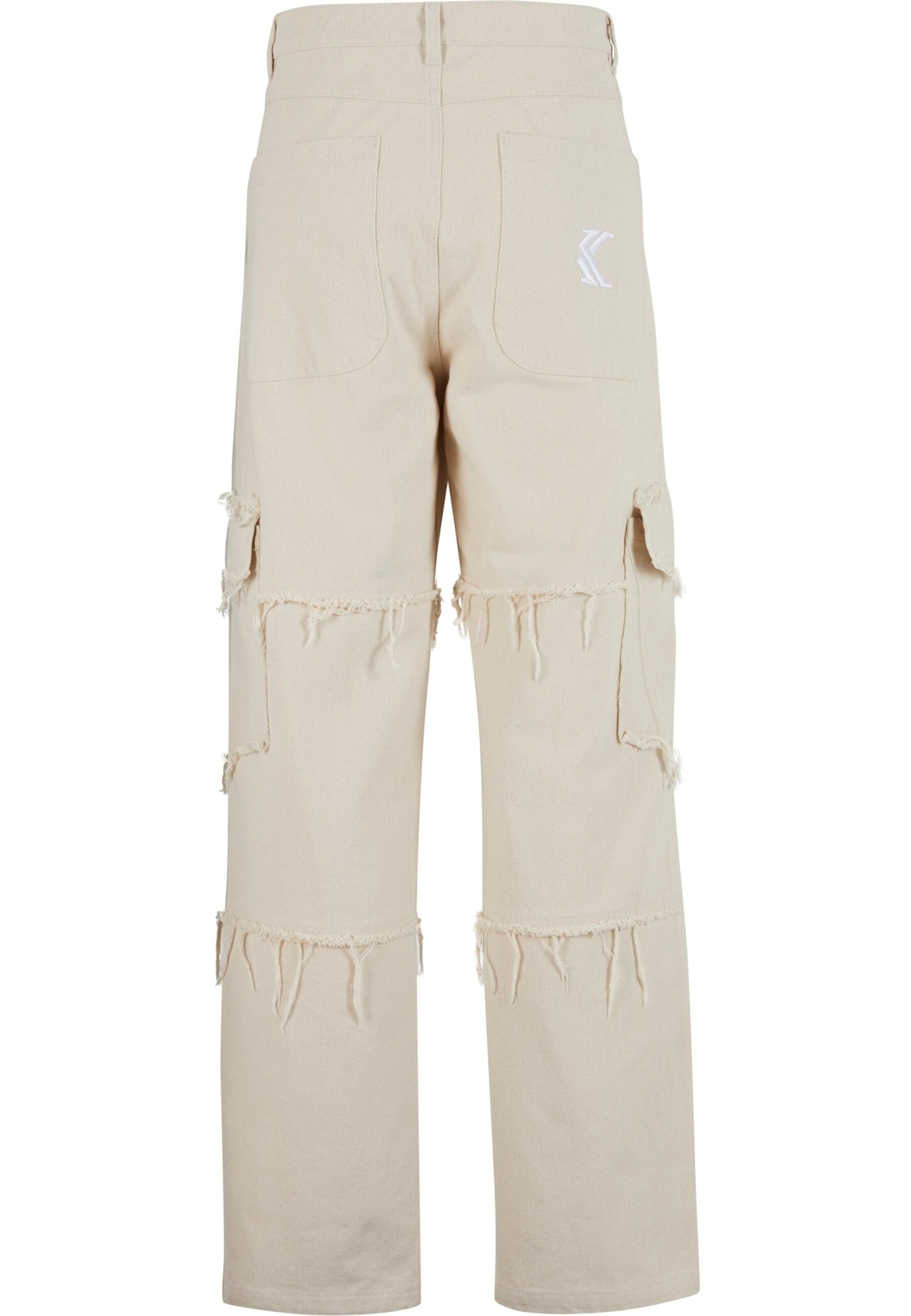 Karl Kani - Ropa ancha Pantalón cargo en beige
