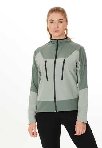 ENDURANCE Athletic Jacket 'Telly' in Green: front