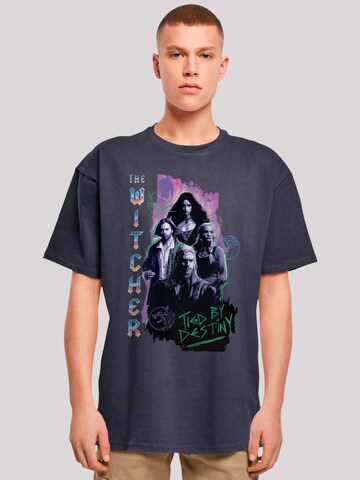 T-Shirt 'The Witcher Tied By Destiny Netflix TV Series' F4NT4STIC en bleu : devant
