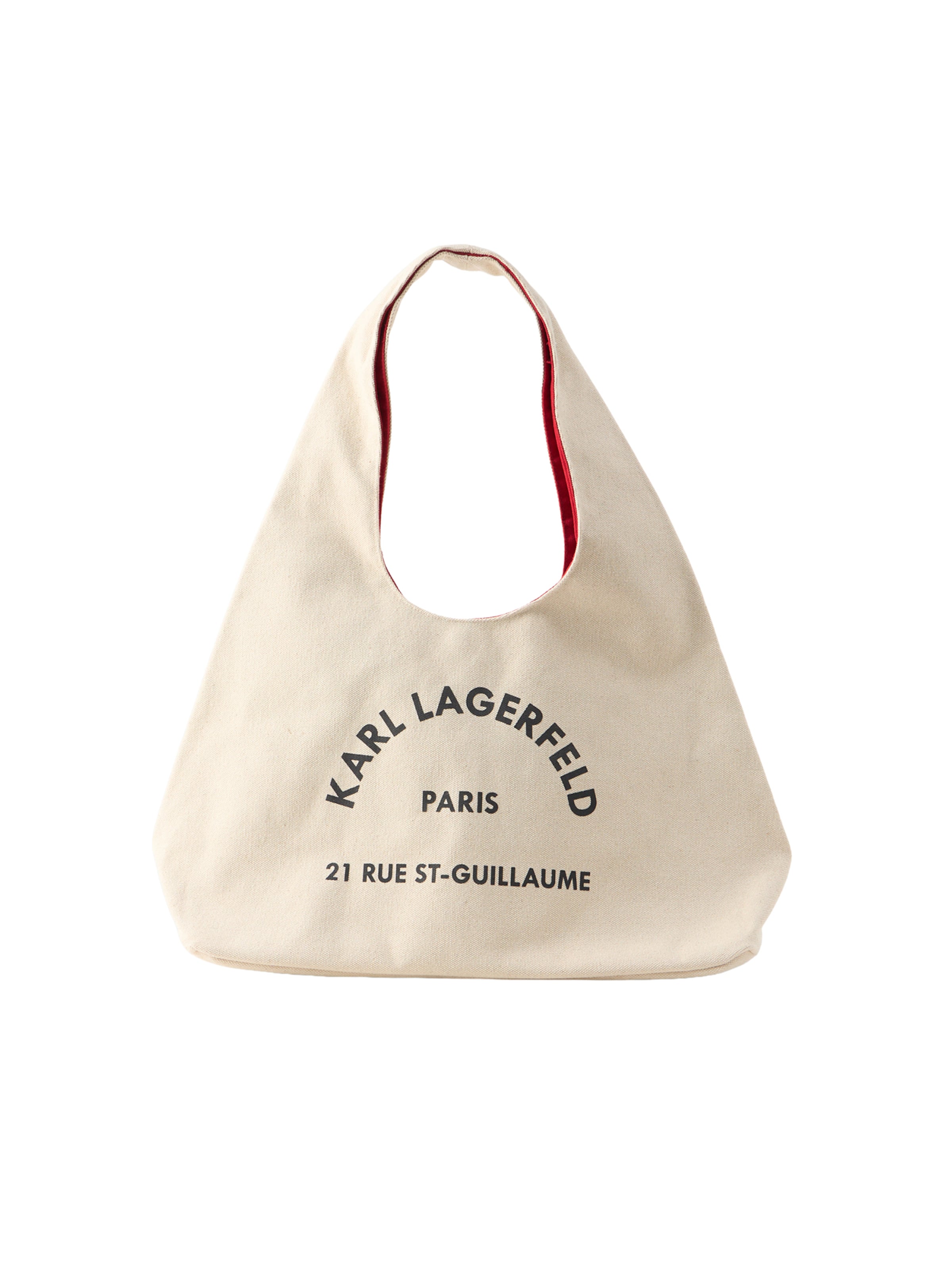 Karl Lagerfeld Μεγάλη τσάντα σε μαύρο / λευκό μαλλιού, Άποψη προϊόντος