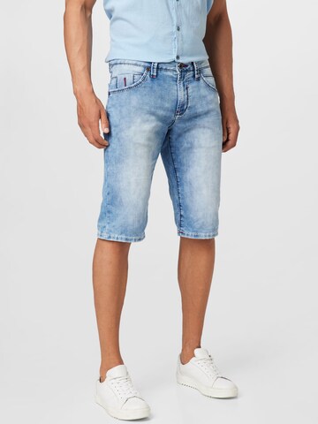 CAMP DAVID Regular Jeans 'Robi' in Blue: front