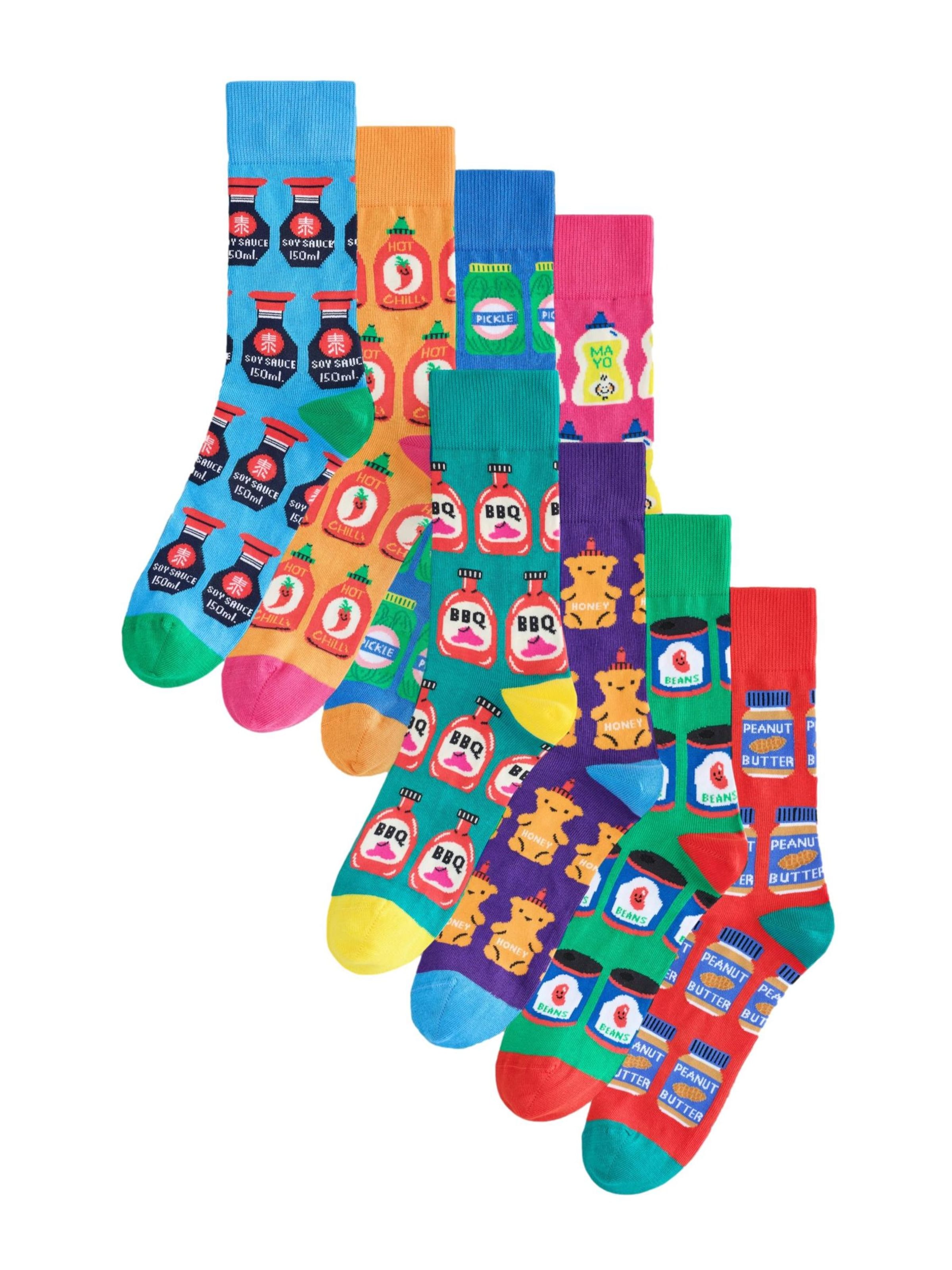 Next Socks in Blue: front