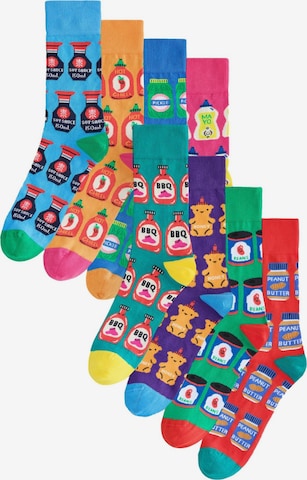 Next Socks in Blue: front
