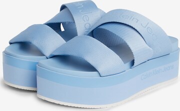 Calvin Klein Jeans Pantolette in Blau