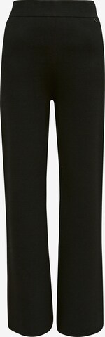 COMMA Bootcut Kalhoty – černá: přední strana
