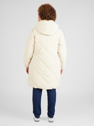 Vero Moda Curve Χειμερινό παλτό 'Celanodora' σε μπεζ