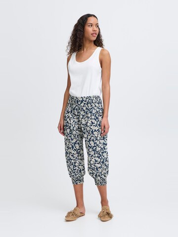 PULZ Jeans Tapered Harem trousers ' PZJill ' in Blue