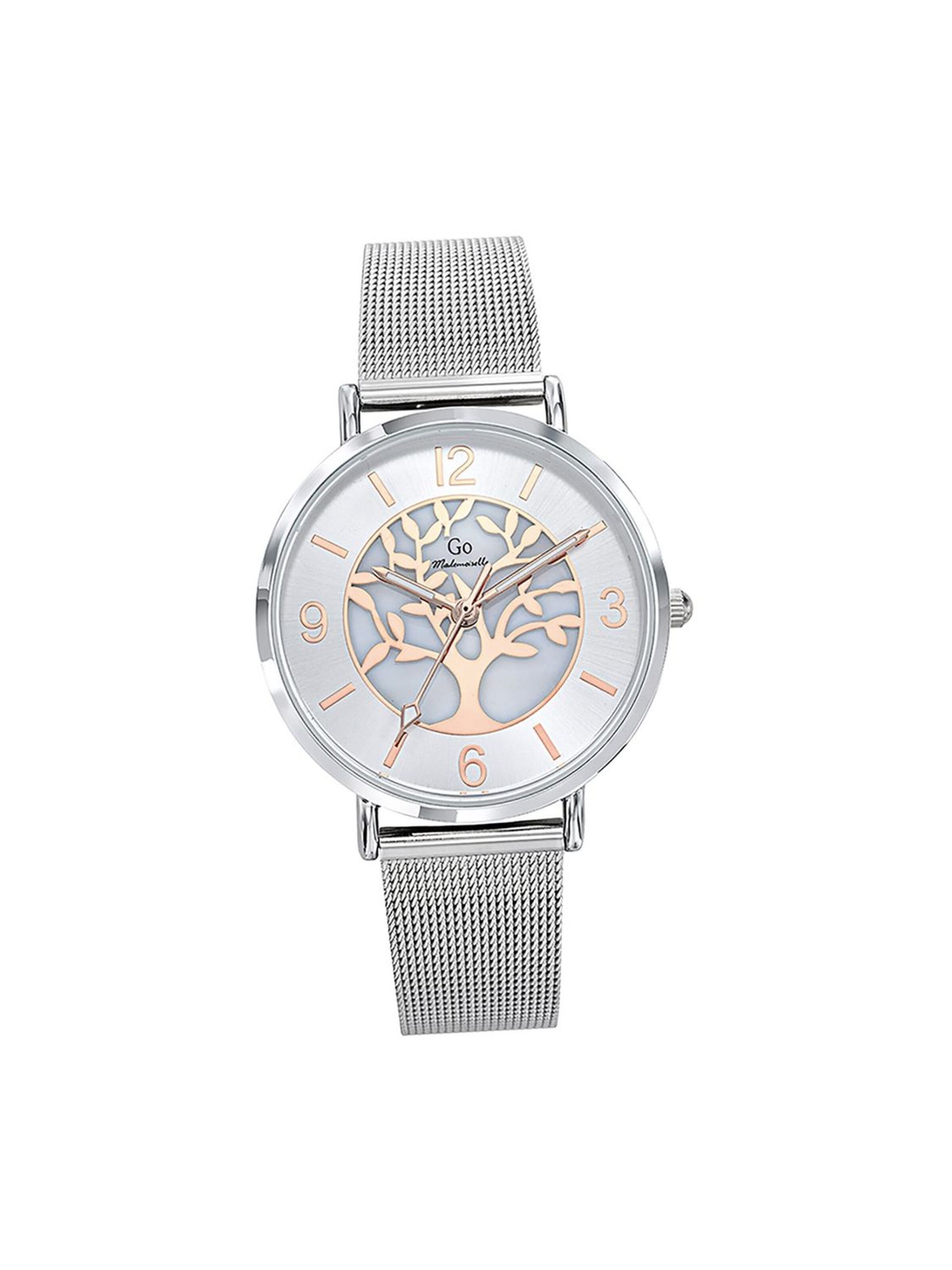 GO GirlOnly Analoog horloge in Zilver: voorkant