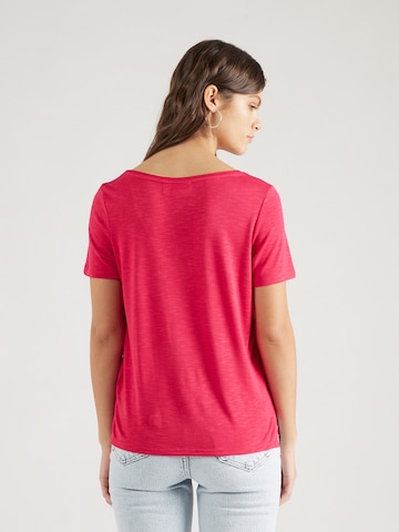 VILA Tričko 'NOEL' – červená