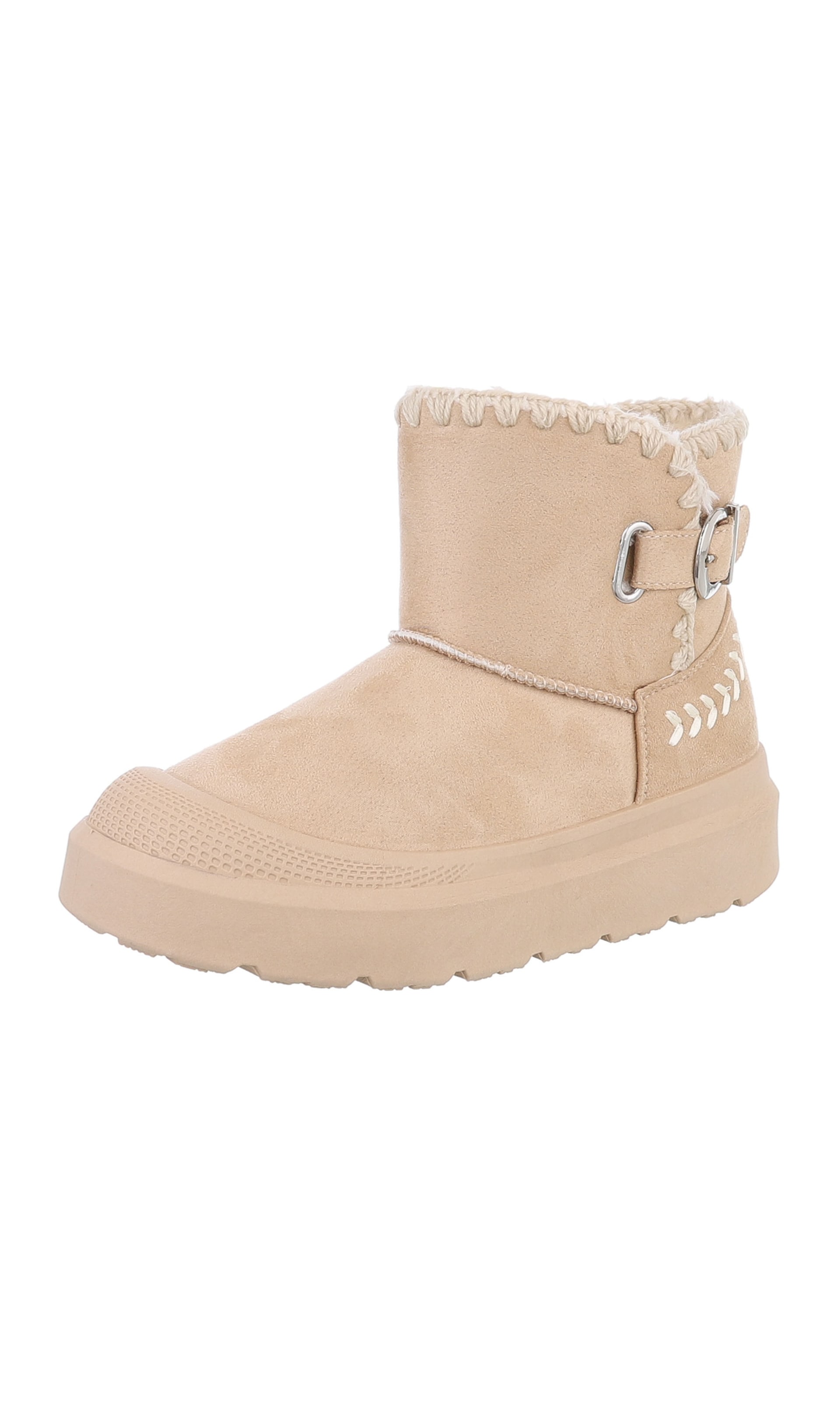 Ital-Design Boots in Beige: front