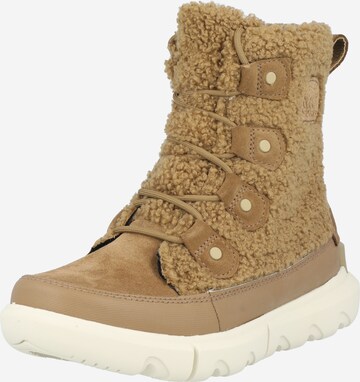 SOREL Snowboots 'JOAN' in Bruin: voorkant