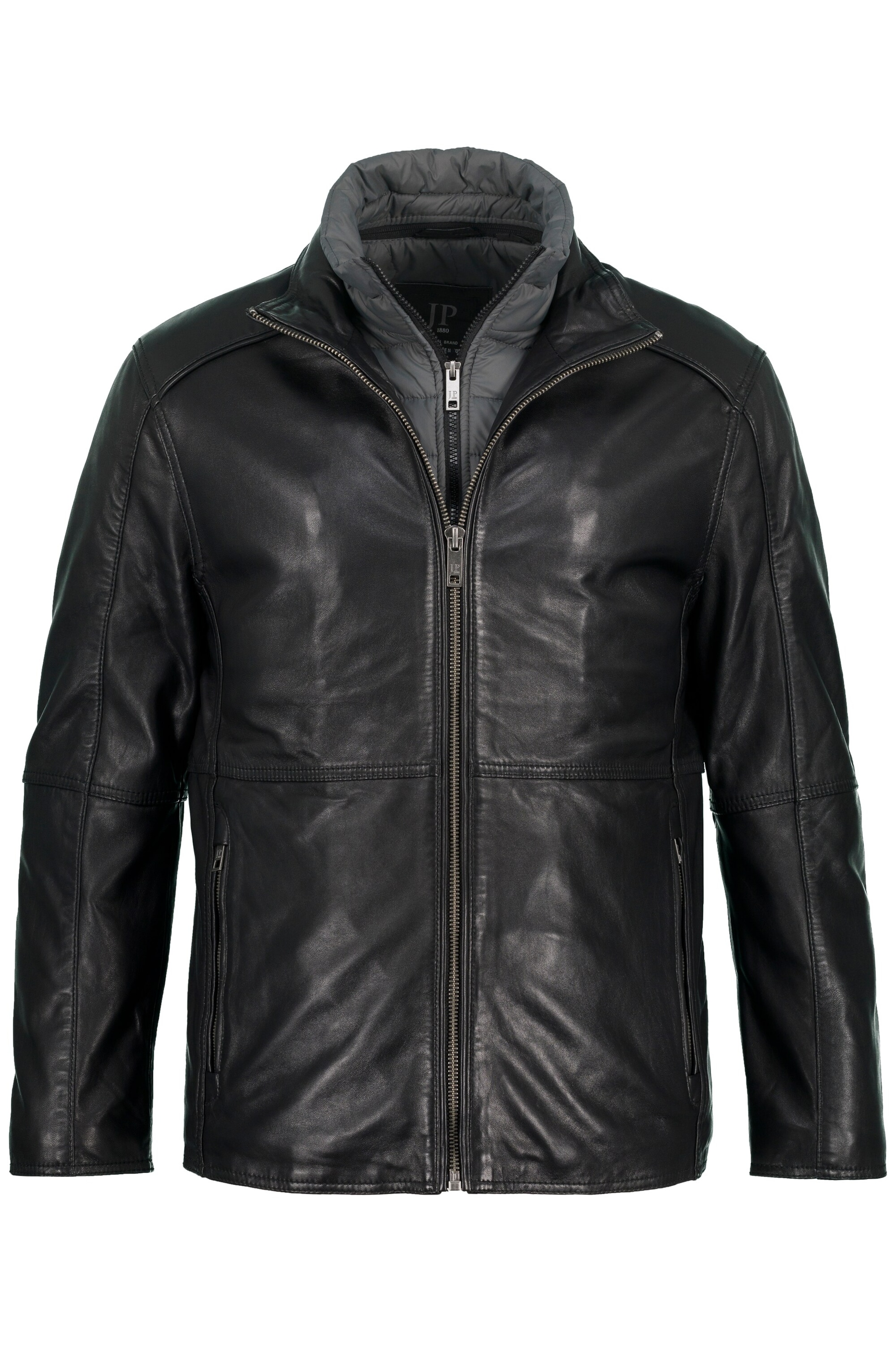 JP1880 Tussenjas in Zwart: voorkant