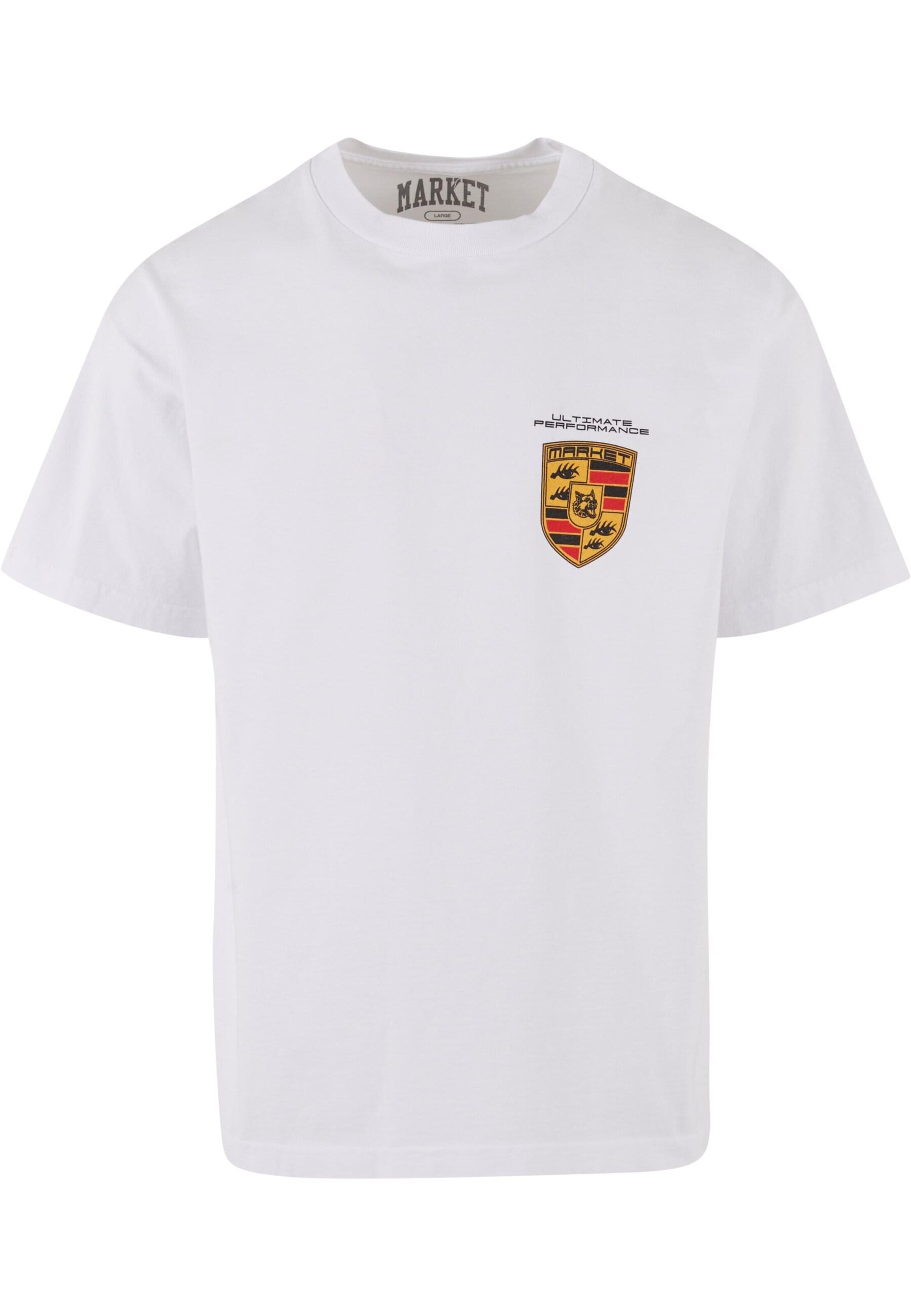 MARKET Tričko – bílá: přední strana