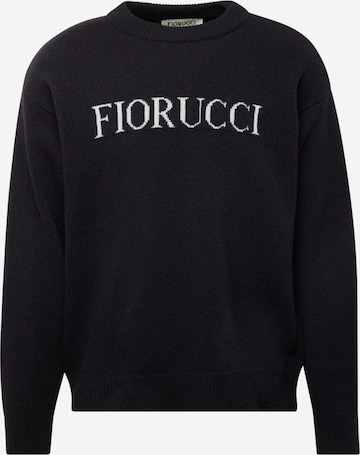 Pullover 'Heritage' di Fiorucci in nero: frontale