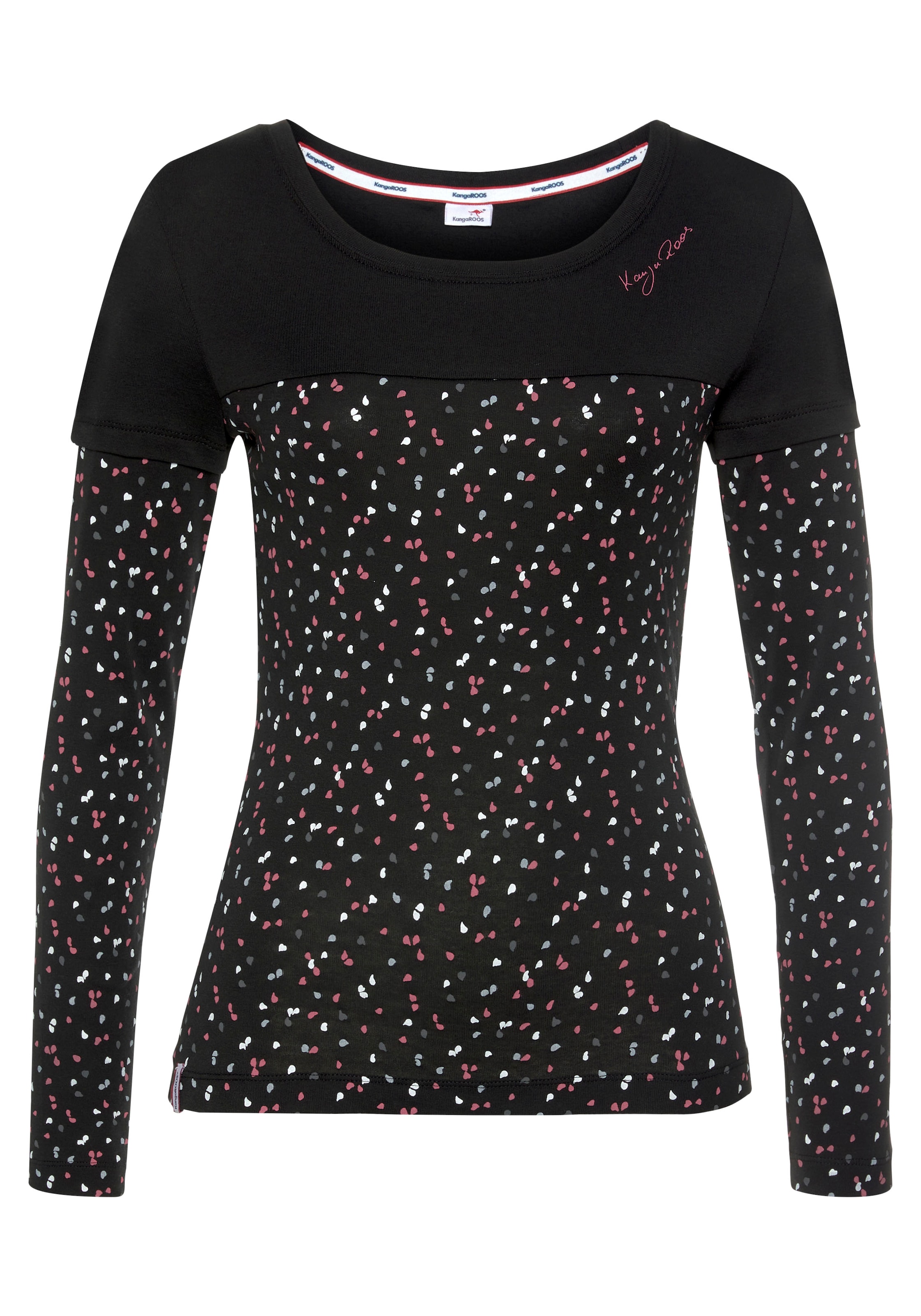 KangaROOS Shirt in Black: front