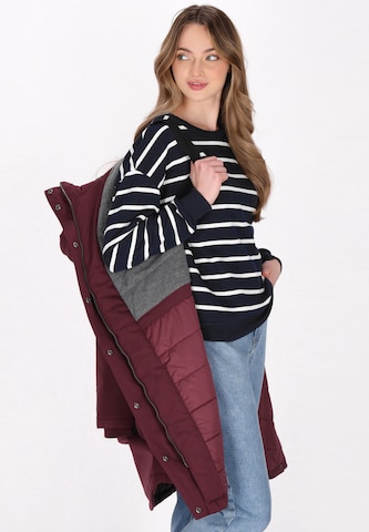 Parka mi-saison DreiMaster Maritim en mélange de couleurs