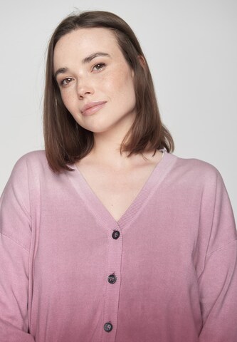 GREENBOMB Knit cardigan in Purple