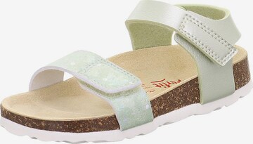 SUPERFIT Sandals in Green: front