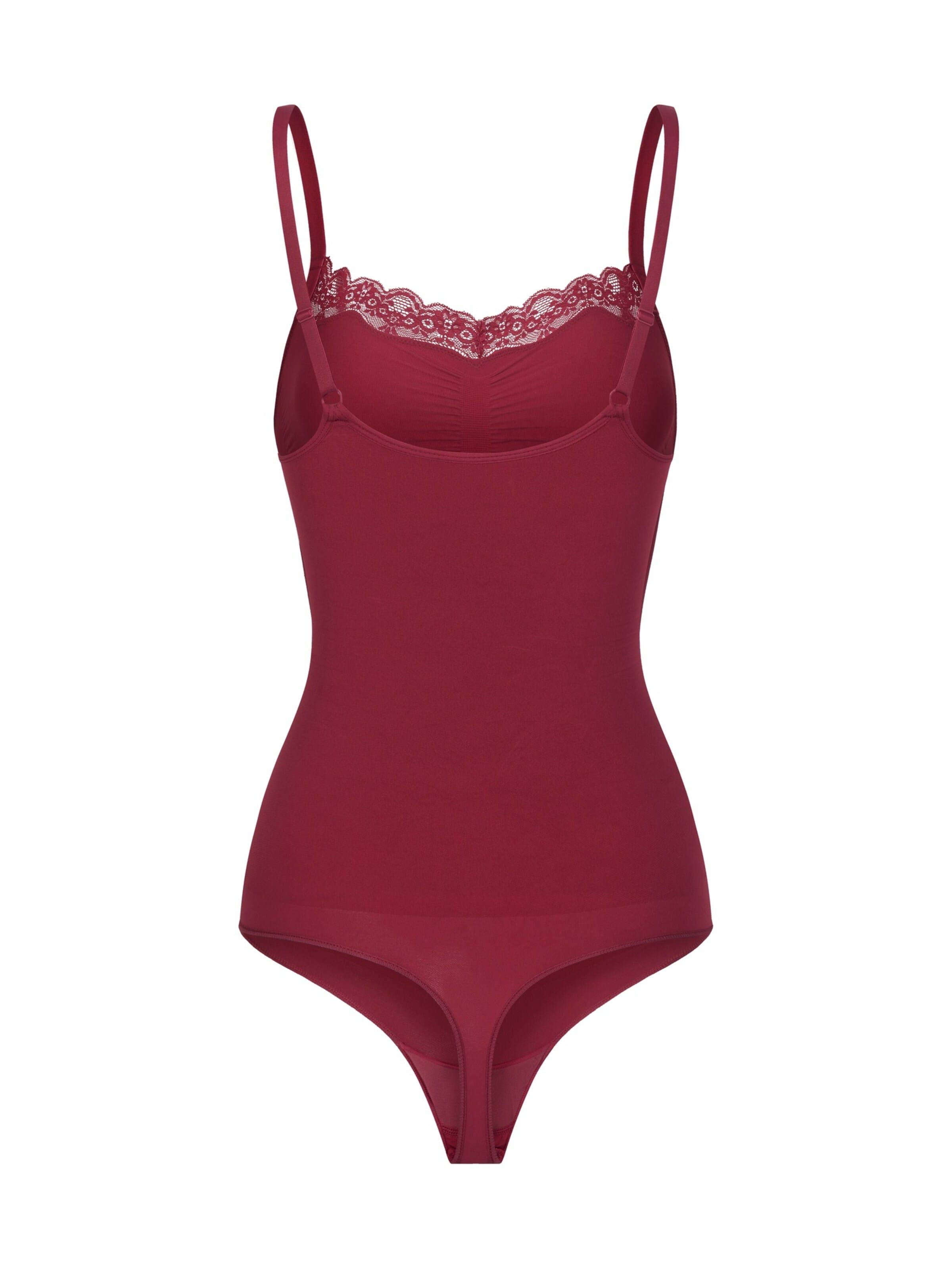 cfab - Body moldeador 'Bodysuit Sculpting Shapewear mit Lace' en rosa