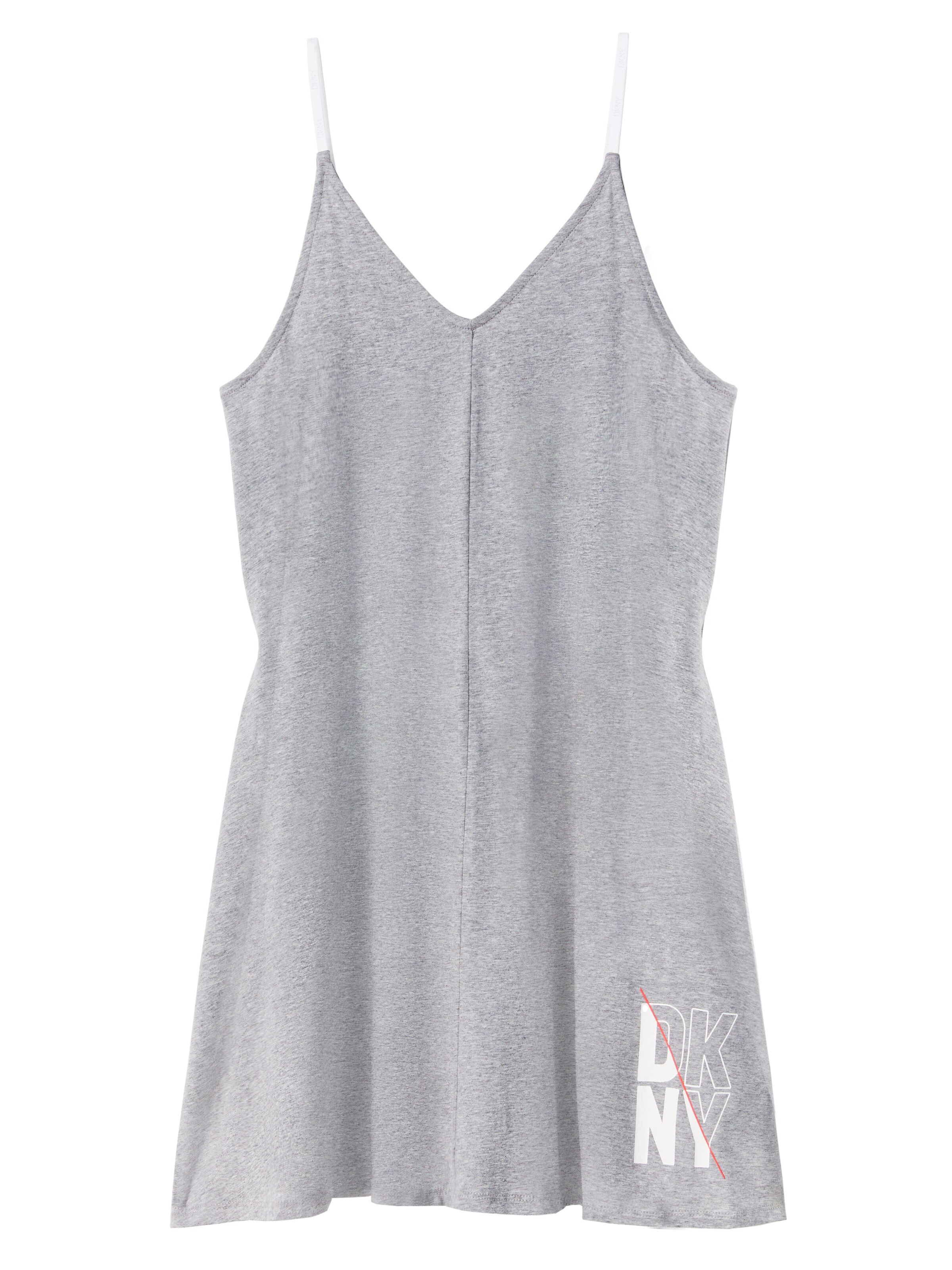 DKNY Nachthemd 'Must Have Basic' in Grijs: voorkant