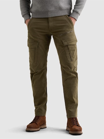 PME Legend Broek 'Nordrop tapered fit cargo pants' in Groen: voorkant