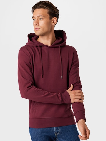 Sweat-shirt JACK & JONES en rouge : devant