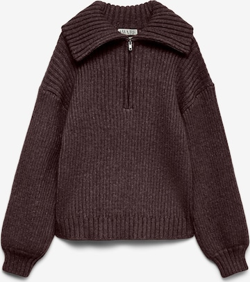 Pull-over 'AWULLA' VERO MODA en marron : devant