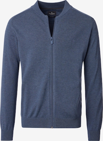 CASAMODA Knit Cardigan 'Basic' in Blue: front