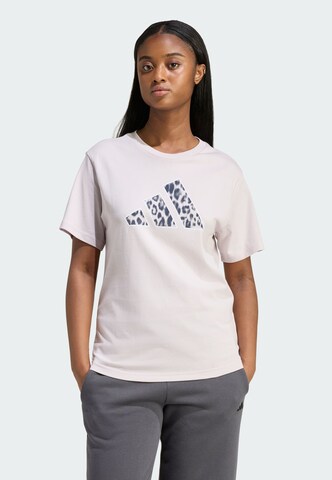 T-shirt fonctionnel ADIDAS SPORTSWEAR en violet : devant