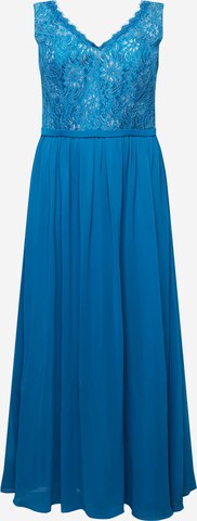 My Mascara Curves Evening Dress in Blue: front