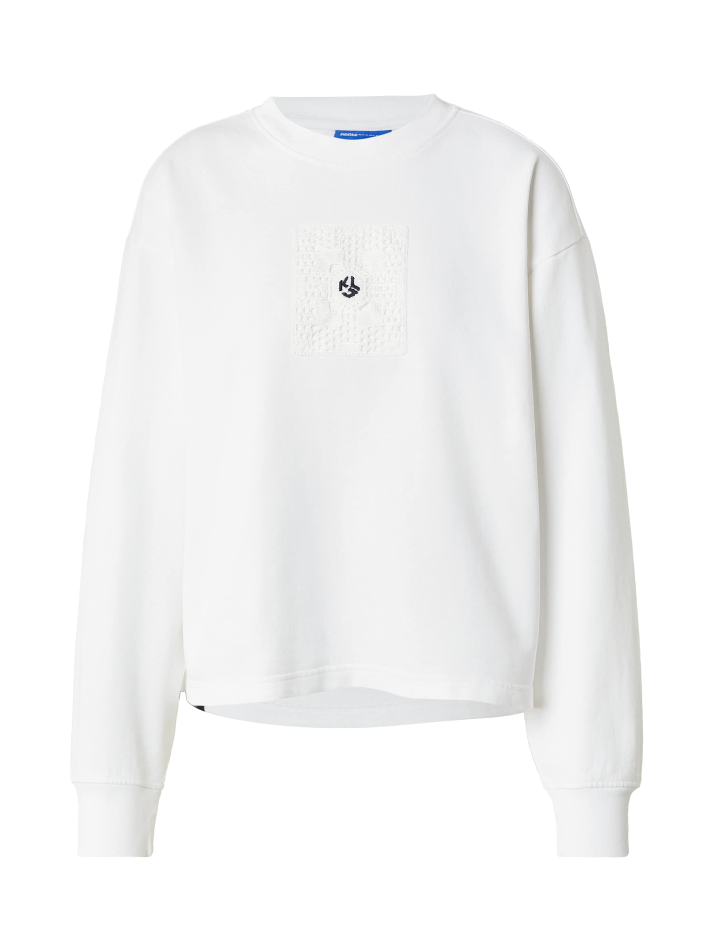 KARL LAGERFELD JEANS Свитшот в Белый: спереди
