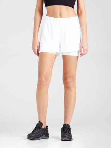 ONLY PLAY Regular Workout Pants 'MILA' in White: front