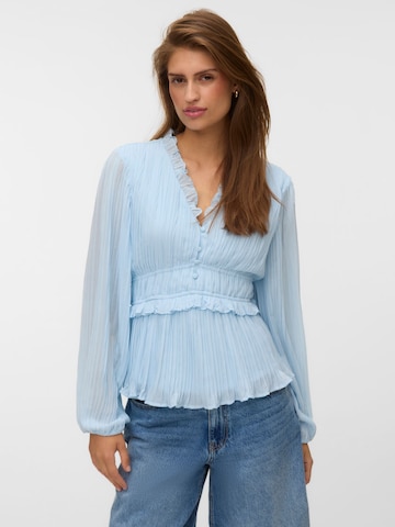 Camicia da donna 'VMDora' di VERO MODA in blu: frontale