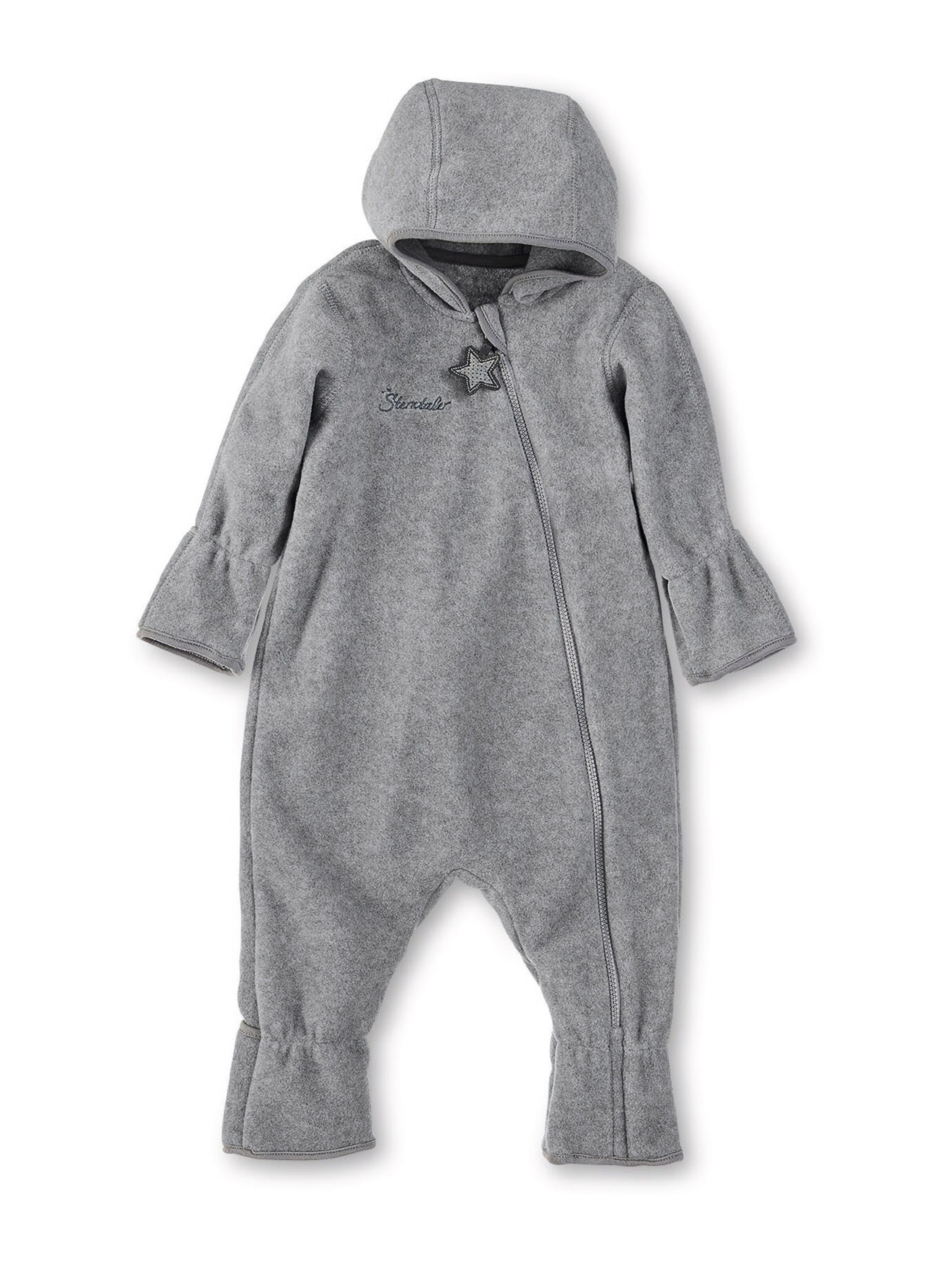 STERNTALER Overall in Grau: Vorderseite