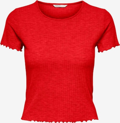 ONLY T-shirt 'Emma' en rouge feu, Vue avec produit