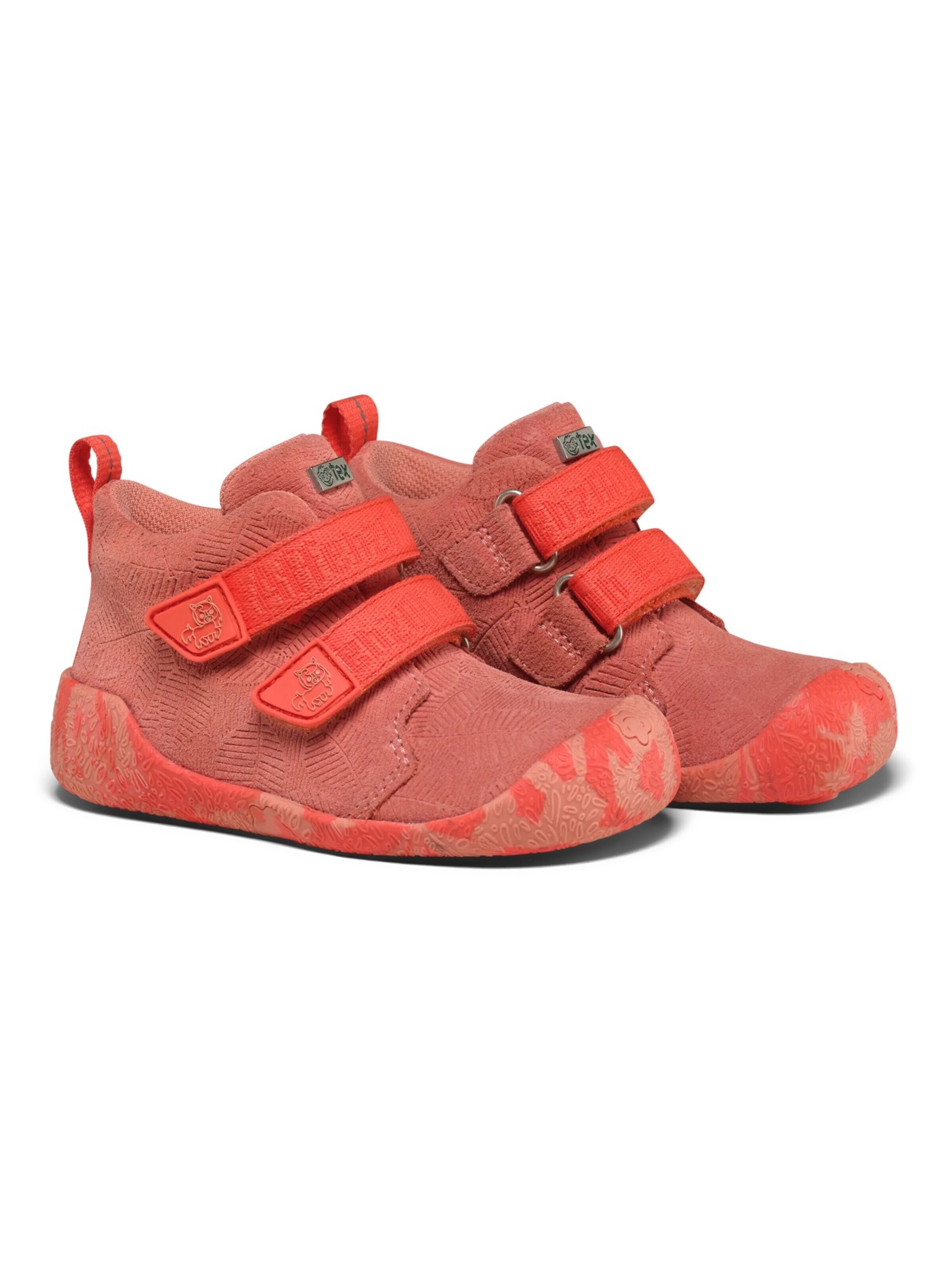Affenzahn First-Step Shoes 'Lauflernschuh Leder Talky' in Orange