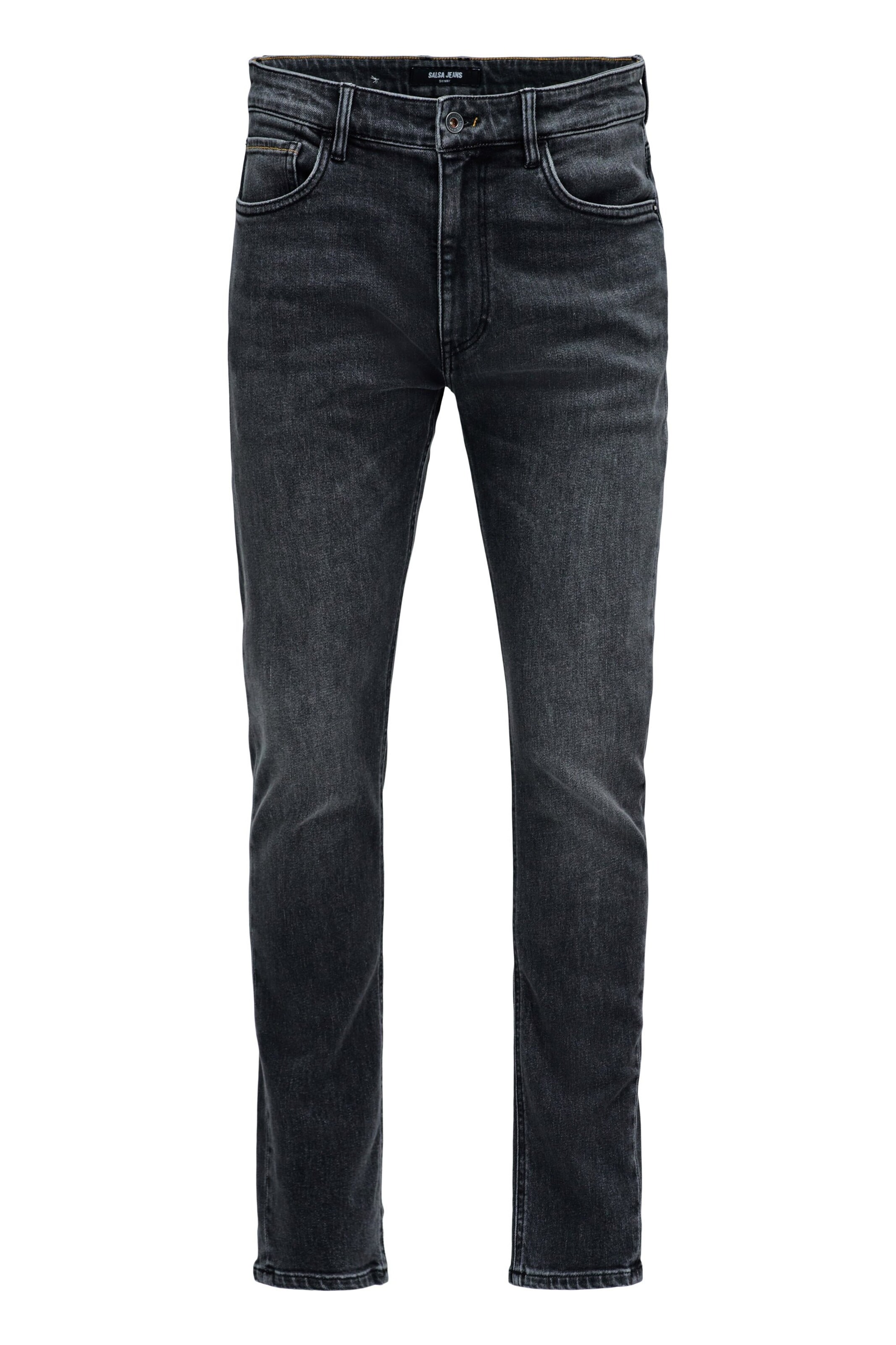 Salsa Jeans Skinny Jeans in Zwart: voorkant