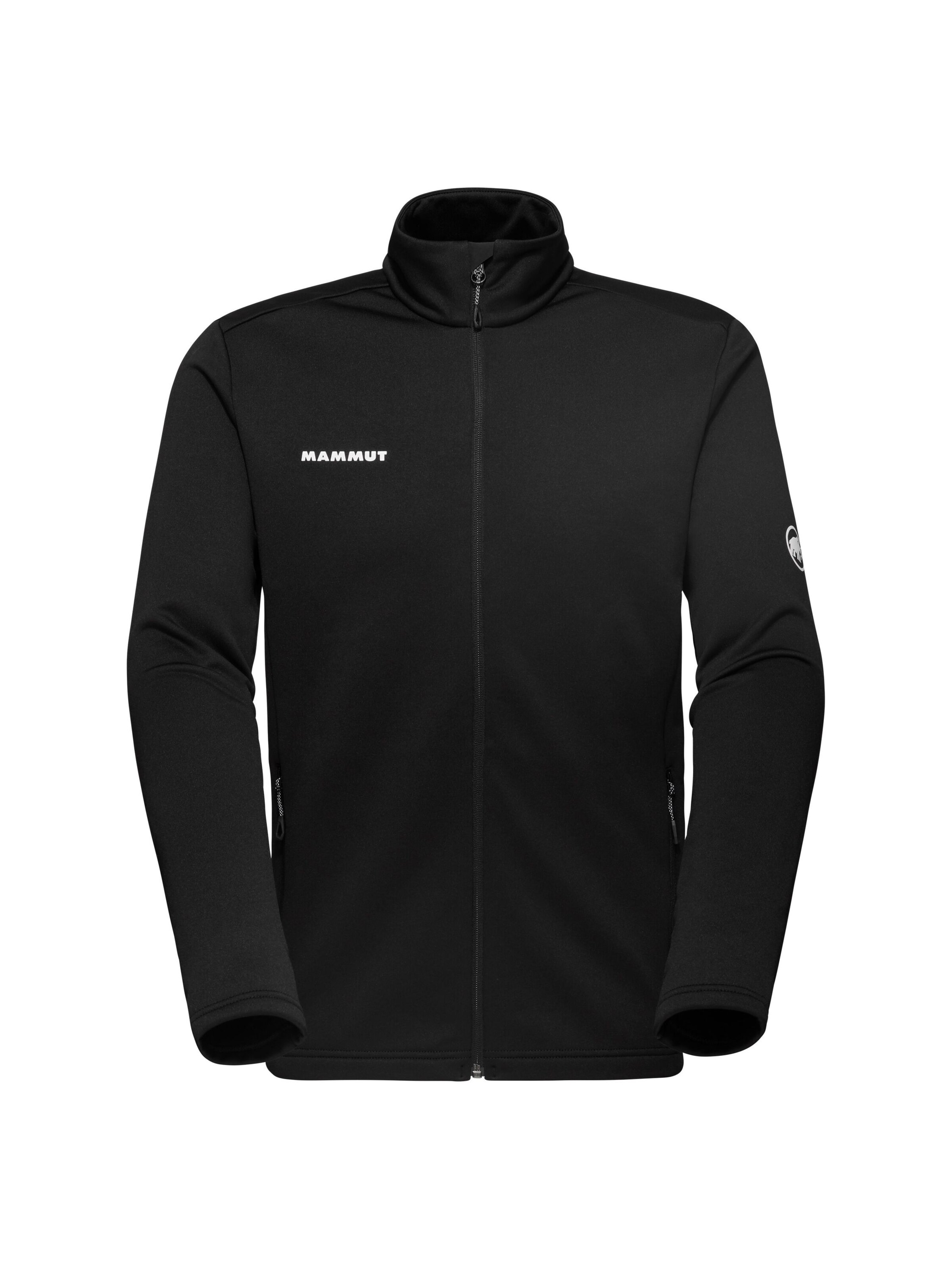 MAMMUT Funktionsfleecejacke in Schwarz: Vorderseite