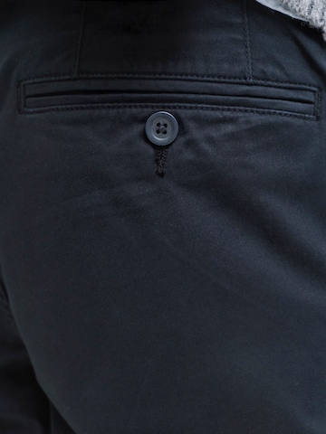 JACK & JONES regular Lærredsbukser 'JPSTOLLIE' i blå