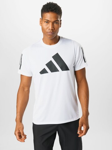 ADIDAS SPORTSWEAR Skinny Urheiluhousut 'Designed 2 Move 3-Stripes' värissä sininen