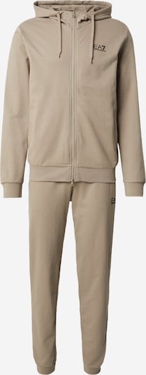 EA7 Emporio Armani Jogging komplet u svijetlosmeđa / crna, Pregled proizvoda