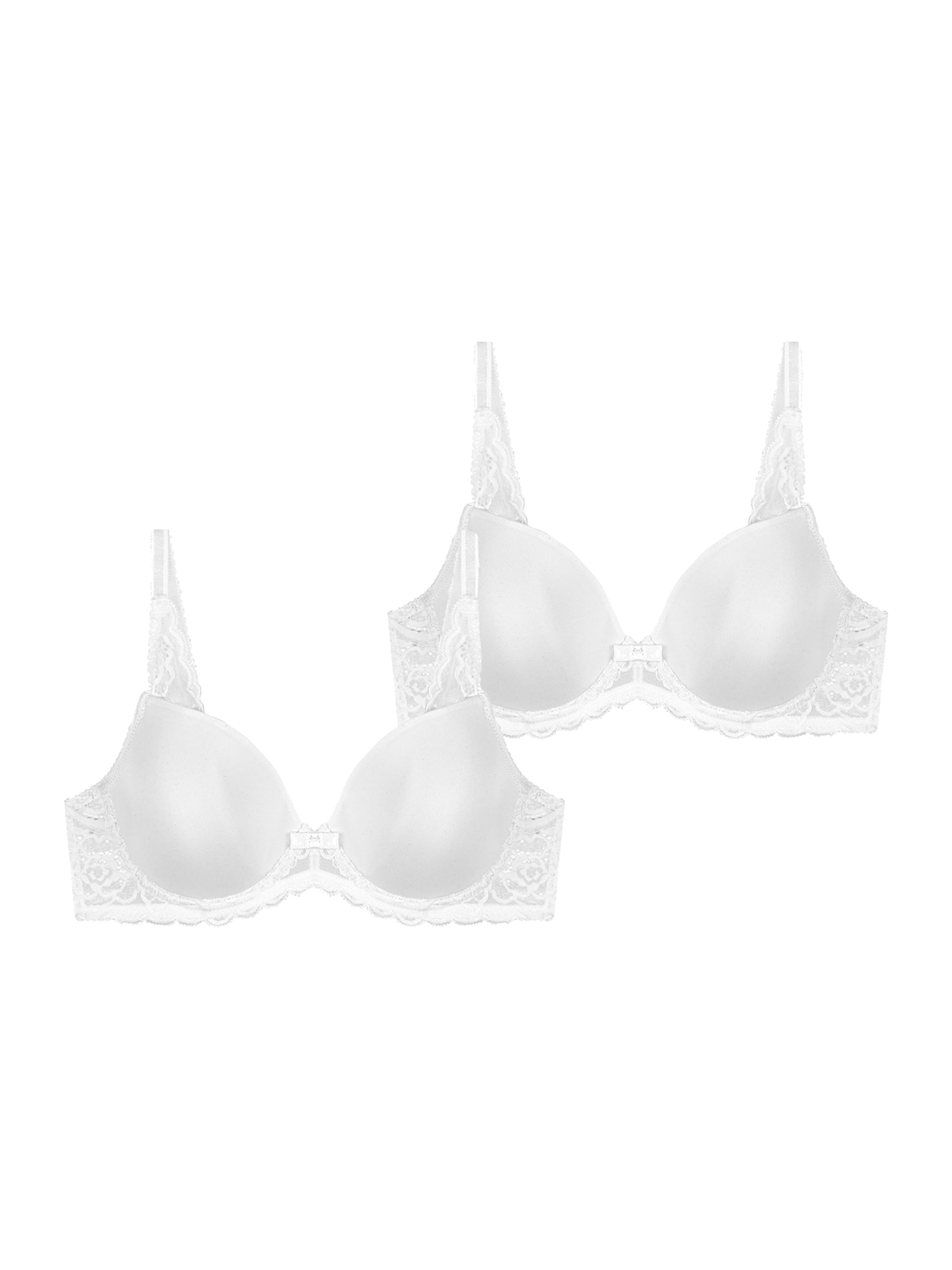 Soutien-gorge ' Amourette Spotlight ' TRIUMPH en blanc : devant