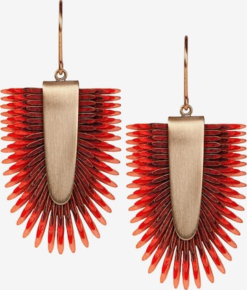 Gretchen Earrings 'Pam Pem Earring L' in Red: front