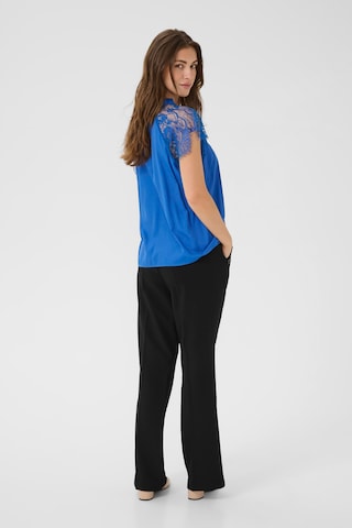 Cream Blouse 'Nola' in Blue