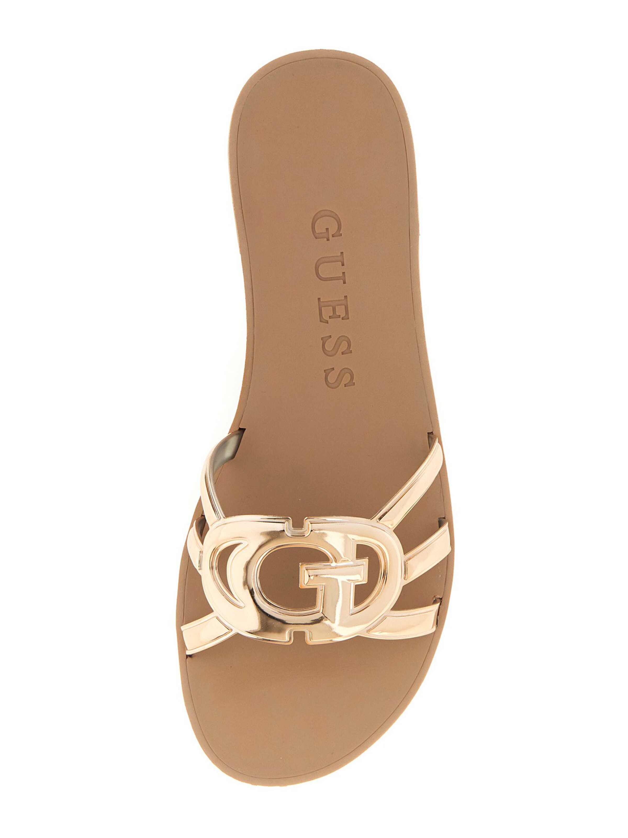 Saboți 'ELYHO2' de la GUESS pe auriu