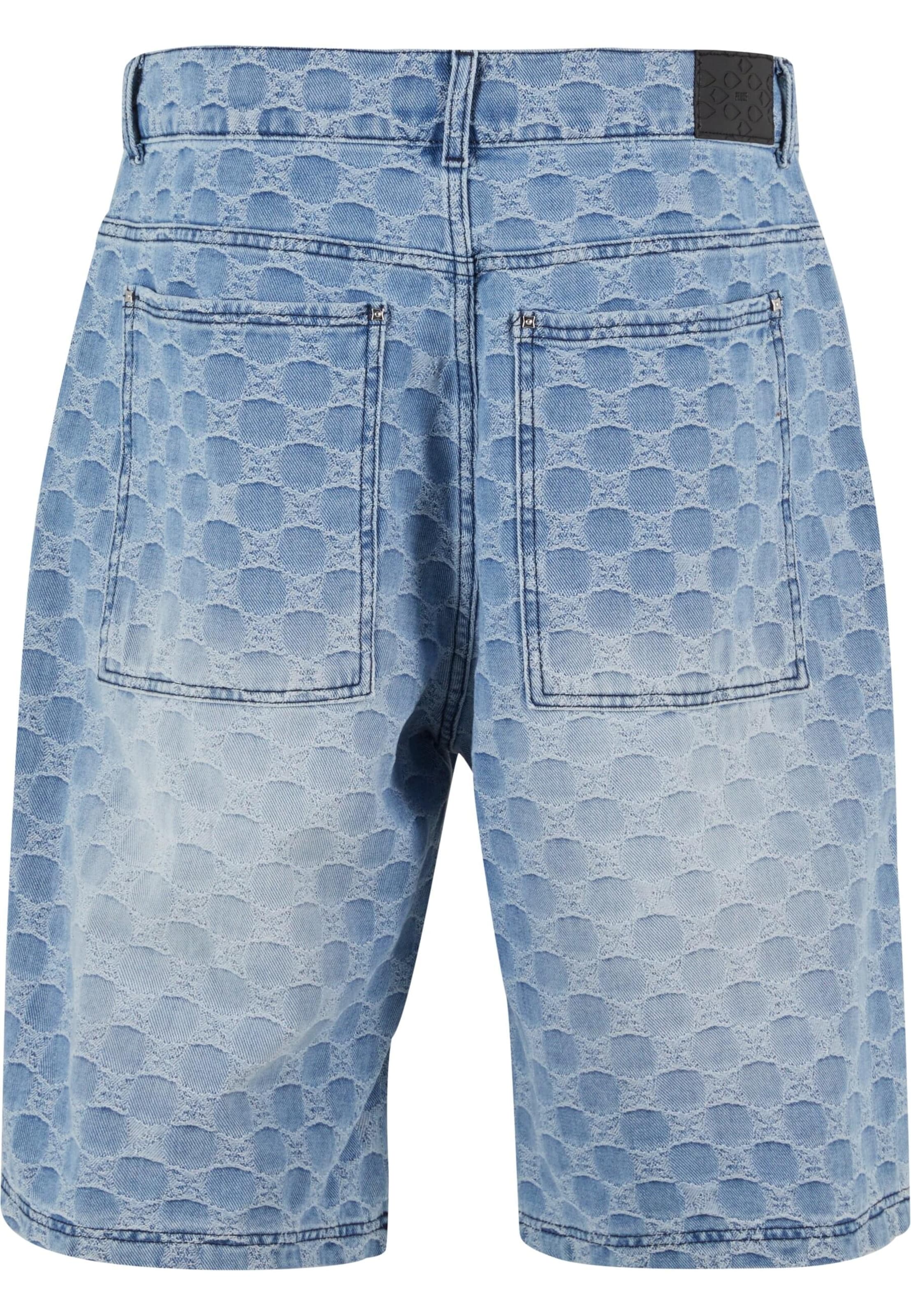 Pequs Широка кройка Дънки 'Aether' в синьо