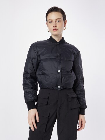 Abercrombie & Fitch Between-Season Jacket in Black: front