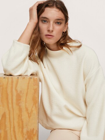 MANGO Sweatshirt 'ANTONELA' i beige