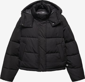 Veste mi-saison 'Anita' MANGO en noir : devant